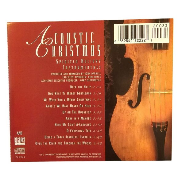 Christmas CD Spirited Holiday Instrumentals Festive Music Collection  37511cd - Picture 2 of 2